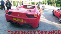 Ferrari 458 Spyder and TVR Sagaris / Start Up & Sound