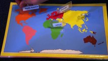 7 Continents Song and Montessori Map Work