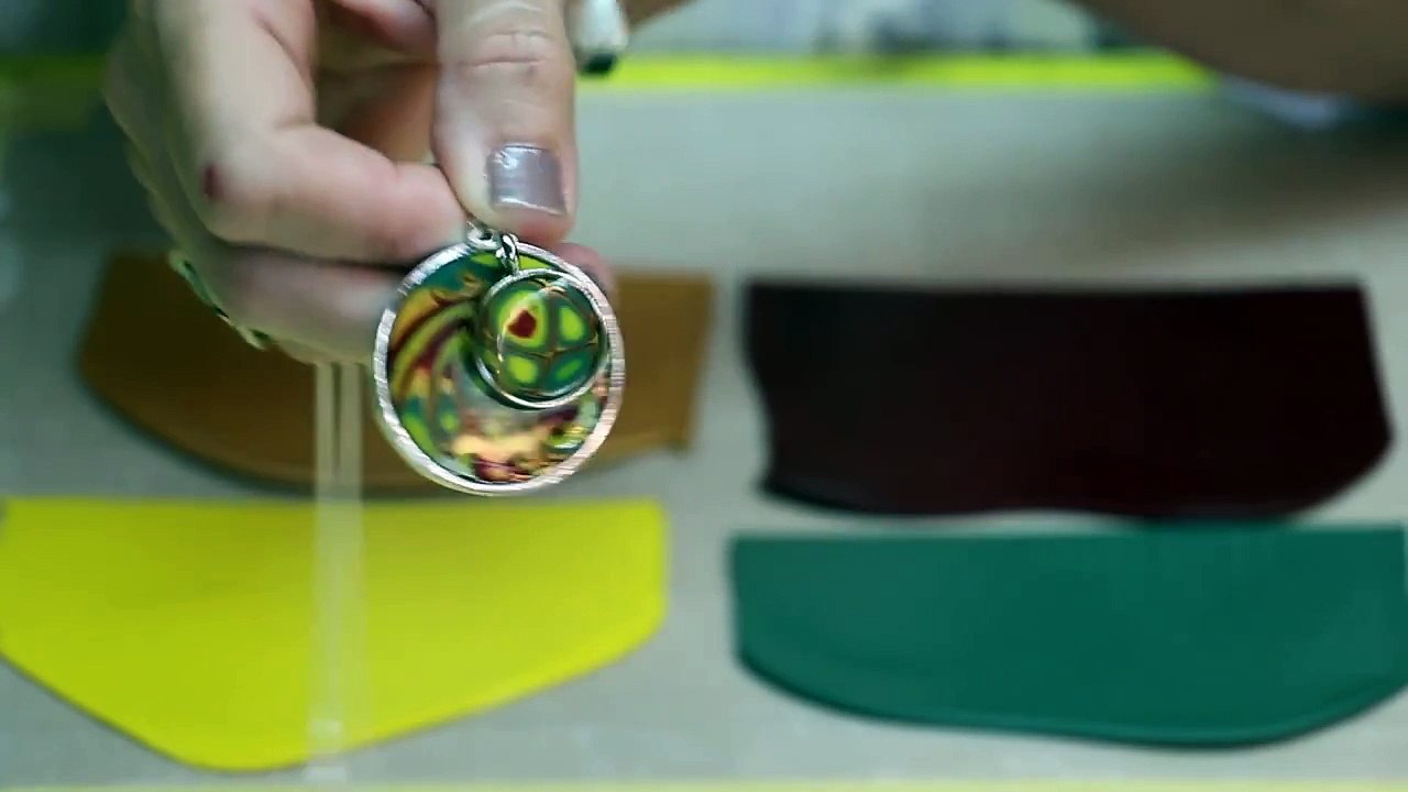 Premo! Sculpey Mokume Gane Double Pendant Necklace with Ice Resin Finish