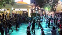 The Parade of Zombies by GAGA flashmob in Baku, Azerbaijan - Halloween