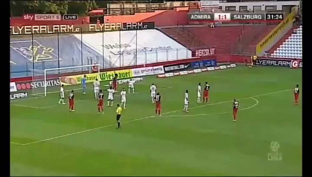 Markus Lackner  Goal Admira 2-1 Salzburg
