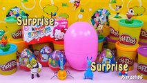 Hello Kitty Play doh Disney Donald Duck Kinder surprise eggs