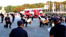 Le spectacle des sapeurs-pompiers de Paris du défilé du 14 juillet 2011 sur TV28 (extrait).