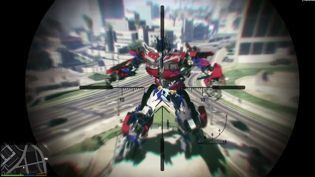 GTA V - OPTIMUS PRIME AND IRON MAN
