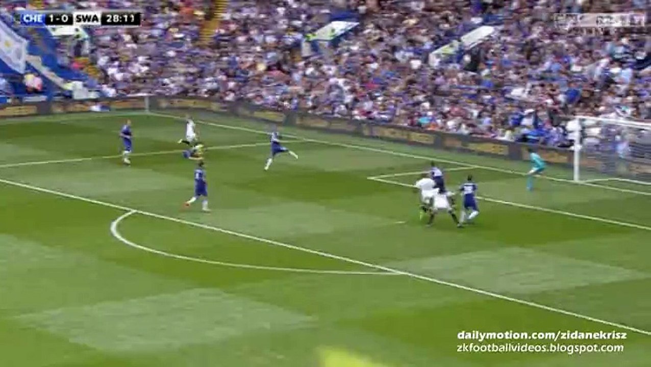 Ayew Goal - Chelsea vs Swansea City Premier League 2015