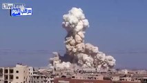 LiveLeak - Syria Huge SAAF barrel bomb airstrike on jihadist stronghold-copypasteads.com
