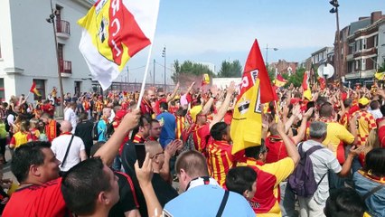Ambiance des grands jours lors du match RC Lens - Red Star