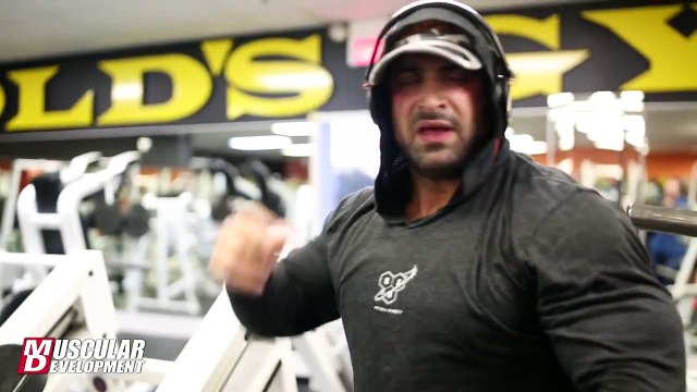 Guy Cisternino Chest Workout 10 Days Out from 2013 Olympia
