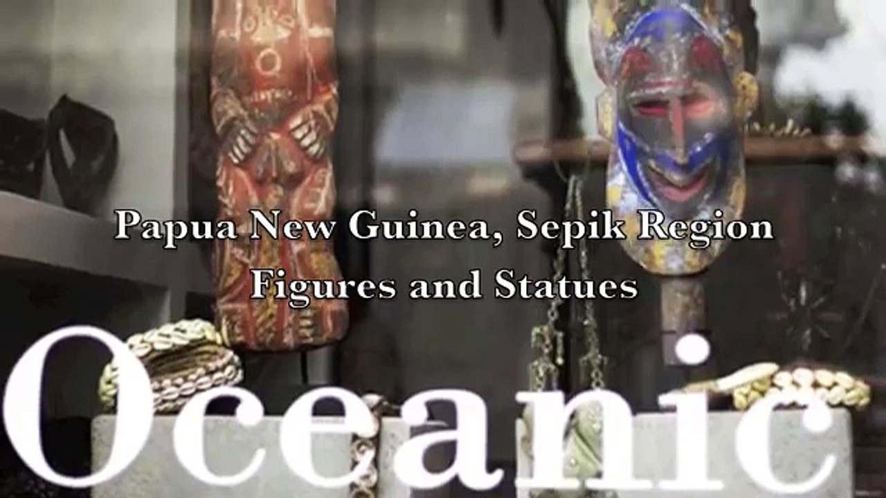 Papua New Guinea Sepik Figures, Abelam, Karawari, Kwoma, Sosoya, Ramu River  Video 2