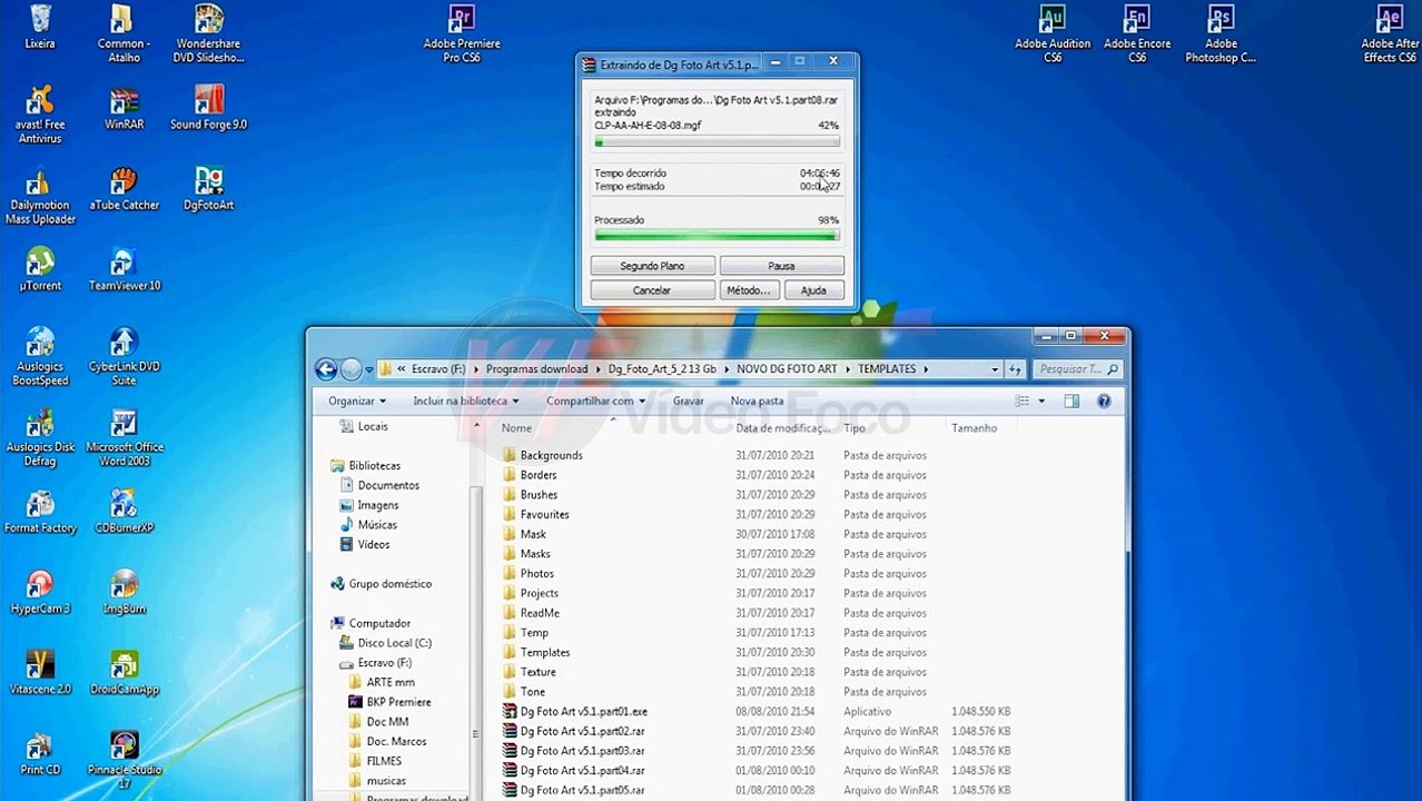 DG Foto Art 100 Gb tamplates