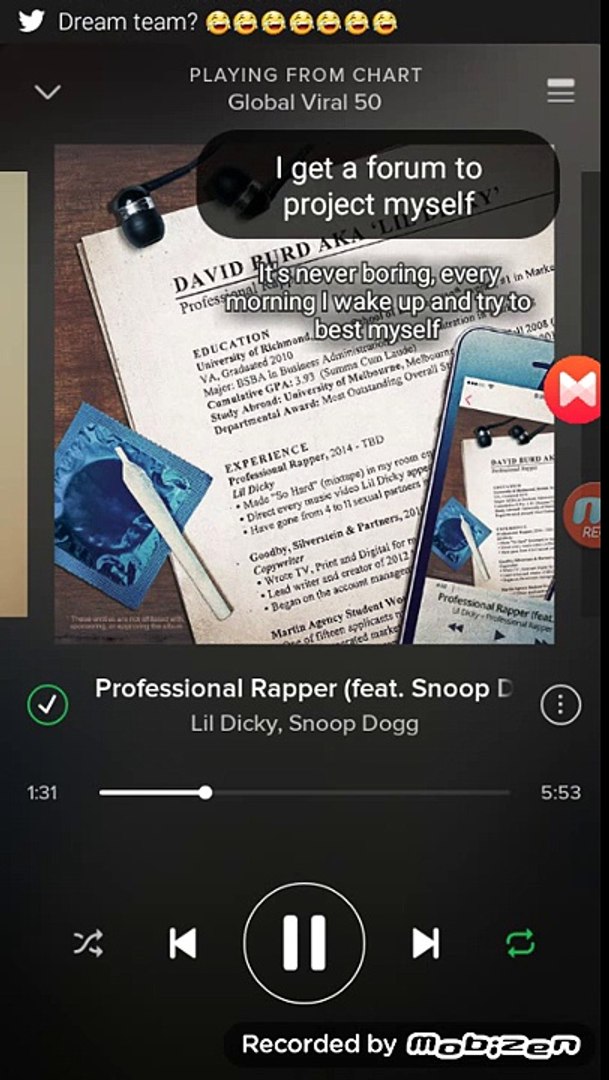Professional Rapper Lil Dicky,Snoop Dog Lyrics - video Dailymotion