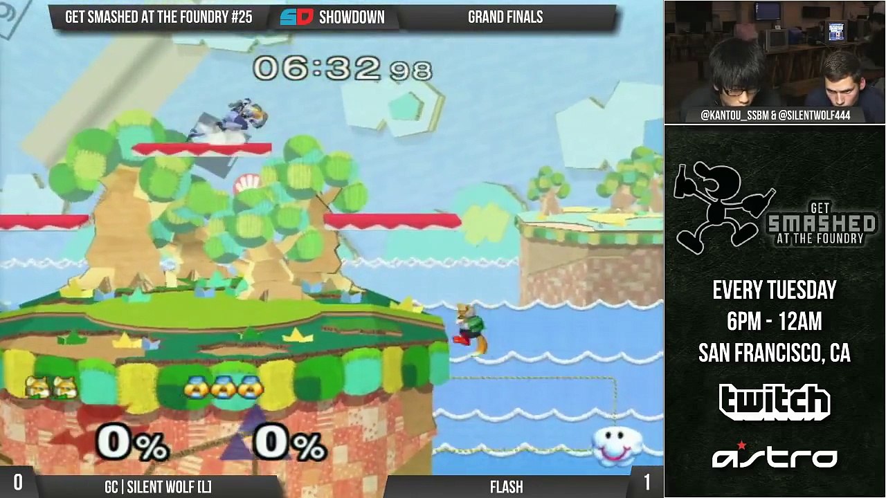 Get Smashed at the Foundry #25 - Grand Finals: GC|Silent Wolf (Fox) vs Flash (Sheik)