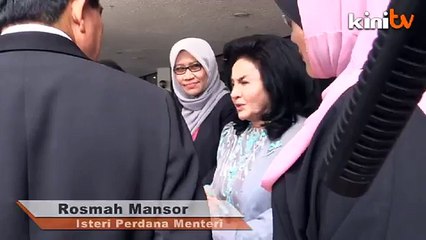 Peganjur arah Kinitv padam visual Rosmah