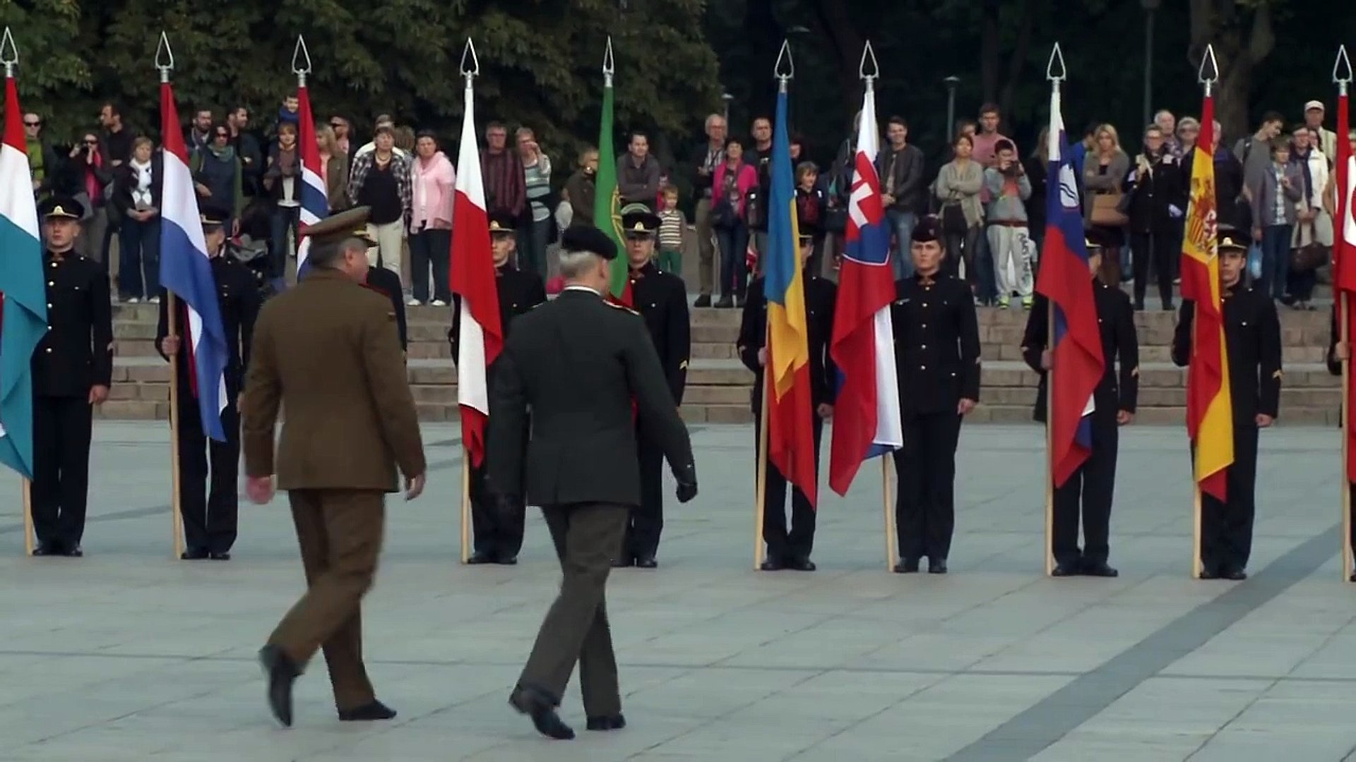 ⁣Vilniuje - iškilminga NATO karinio komiteto (NATO Military Committee) pasitikimo ceremonija
