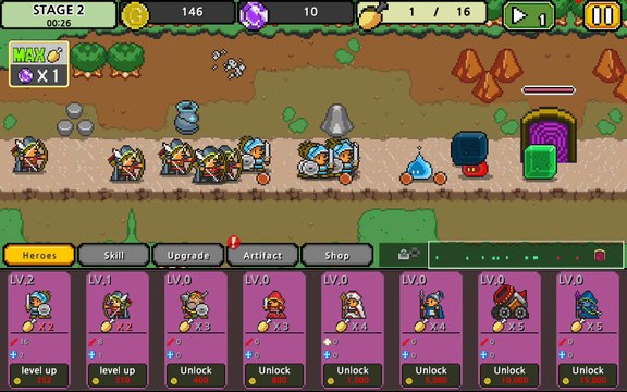 Dots Heros - Android gameplay PlayRawNow