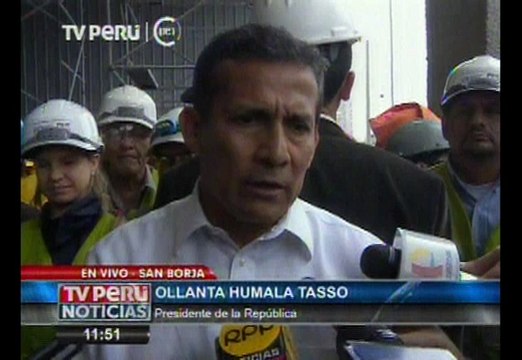 Ollanta Humala defiende a Nadine Heredia y ataca a Comisión Belaunde Lossio