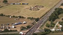 Tour De France - Stage 3 - 2011 - Local Farmers make a bike out of hay-bales and tractors