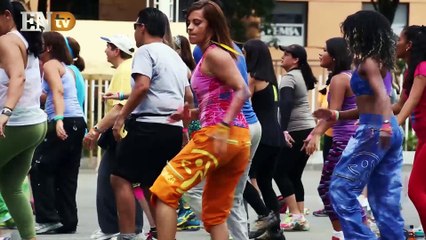 Laura Caria y el Zumba Team Venezuela celebraron los 72 años del Diario El Nacional