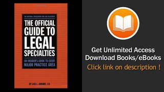 [Download PDF] Official Guide to Legal Specialties