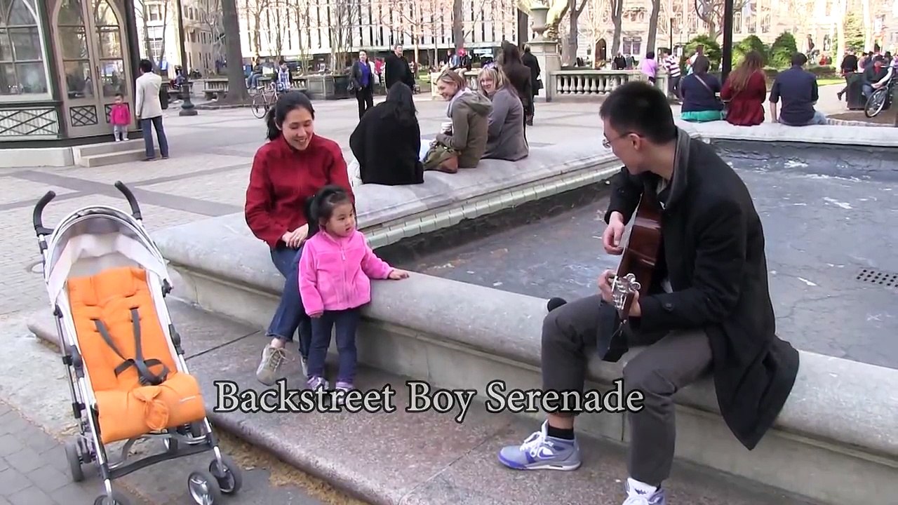 Asian Backstreet Boy Serenade: I Want It That Way - Jerry Liu