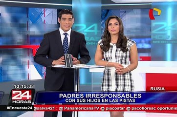 Impactante video muestra niños al borde de la muerte por irresponsabilidad de sus padres