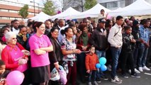 Flashmob - OCTOBRE ROSE - Evry-Courcouronnes - Au cœur de la brocante