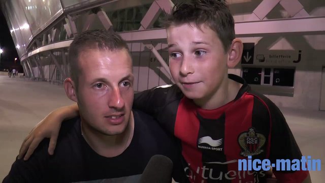 La réaction des supporters niçois après le match OGCN-Monaco