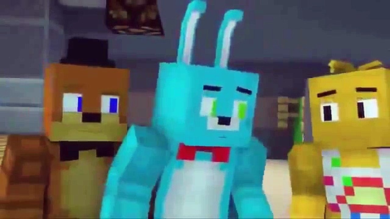 Песня FNAF 2 добрые аниматроники MineCraft анимация