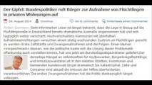 Jedem BRD Politiker seinen Flüchtling