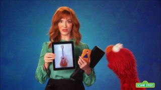 Sesame Street- Elmo and Christina Hendricks Discuss Technology