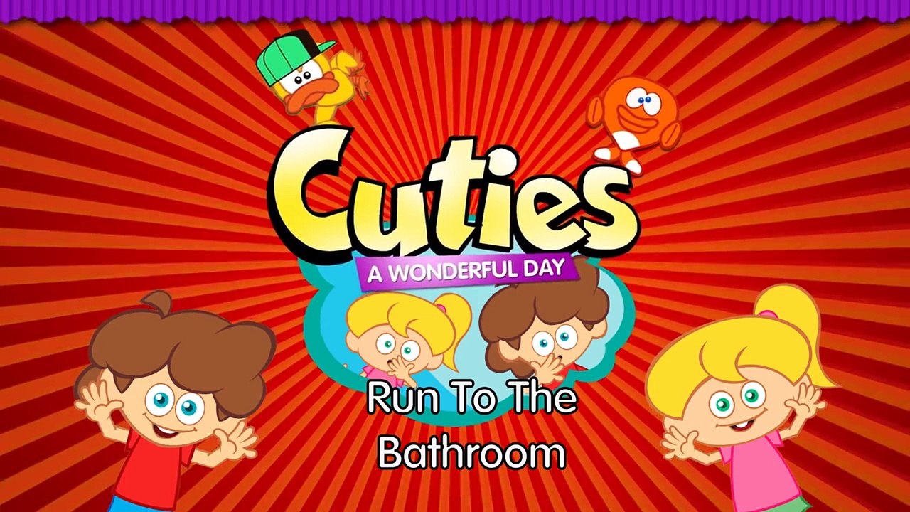 RUN TO THE BATHROOM - Preschool Educational Kids Songs Videos Animation (Potty Time)