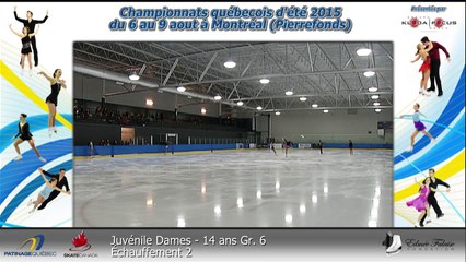 Novice Dames Gr.1 Prog. Court - Échauffement 4 (REPLAY) (2015-08-09 01:18:19 - 2015-08-09 03:09:00)