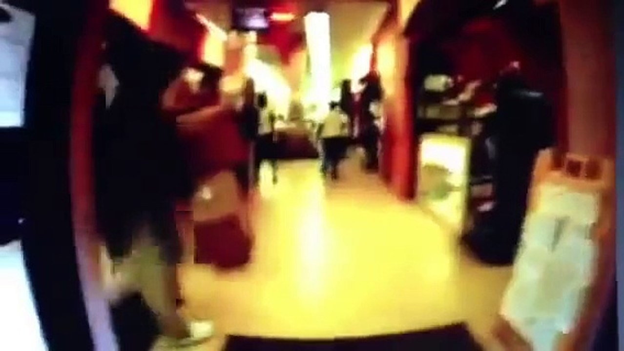 The Nigga Woman Is At It again! Gets Shit (TASED) Out Of Her From Security Gaurd.  LOL!!!