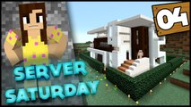 MODERN HOUSE!  - Minecraft SMP: Server Saturday - Ep 4  -