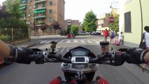 Ducati Hypermotard 1100 ONBOARD GOPRO Full Termignoni Exhaust