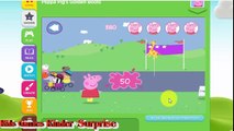Kinder Surprise Peppa Pig Games For Kids  Peppa Pig's Golden Boots  Hello Kitty Barbie Anna Elsa.mp4