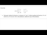 Determining Continuity and Discontinuity on a Piece-wise Function (Type 2)
