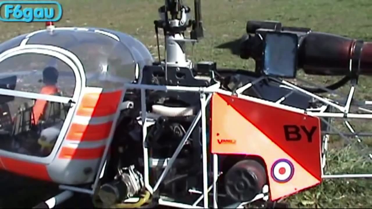 helicoptere thermique bell 47 g3 vario