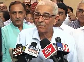 Rajkot Gujarat Governor OP Kohli talks to media