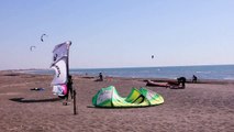 Kite Surfing on the Mediterranean Sea..by Dengde!