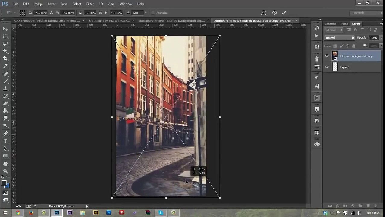 Clip Social App UI UX Design Tutorial in Adobe Photoshop Graphic Design Tutorials by QT CMS