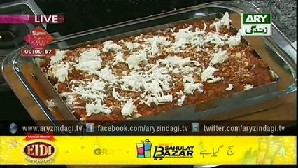 Lasagna - Pizza Bun - Dum Ka Keema - Lifestyle Kitchen 10th August 2015