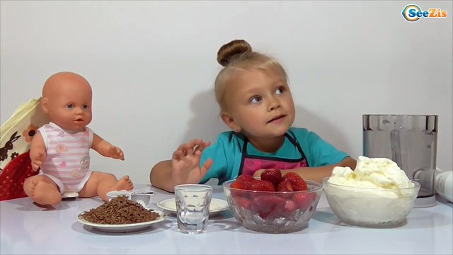 ✔ Baby Born. Клубника со сливками от Повара Ярославы для Куклы – Бэби Борн. Серия 5 ✔