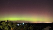 Northern Lights - Time-lapse - Southern Ontario, Canada Oct 24, 2011