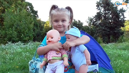 ✔ Baby Born Doll. Пикник с Куклой Бэби Борн / Picnic with a Doll / Oyuncak Bebek. Серия 37 ✔
