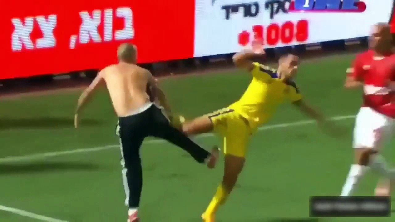 Funny Football ~ Fan Fight with Police & Player - video Dailymotion
