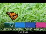 How to print from the Windows 8 Photos app