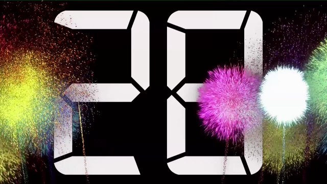 HAPPY NEW YEAR COUNTDOWN 2015 (v 72) 30 sec Timer with Sound effect and voice 10 seconds HD!