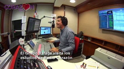 Ráfaga presenta "Vete" en Radio Corazón