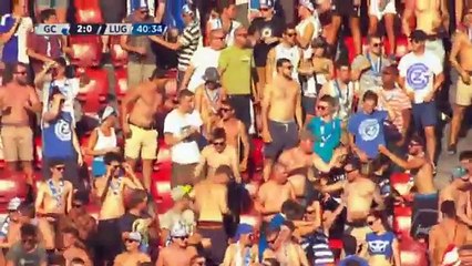 Grasshopper 6-1  Lugano All Goals & Highlights - Swiss Premier League 2015